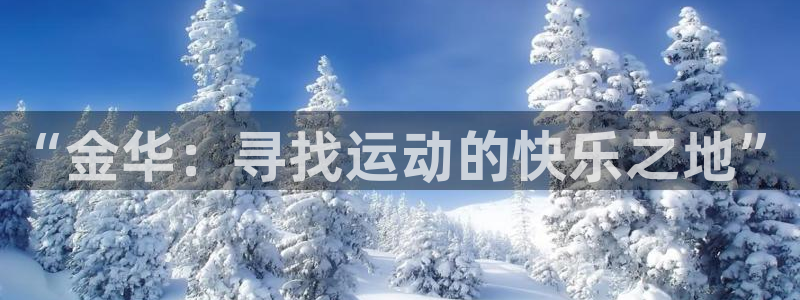 vsport体育官方正版app科技:“金华:寻找运动的快乐之